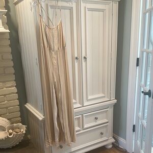 O'Neill Beige Striped Jumpsuit